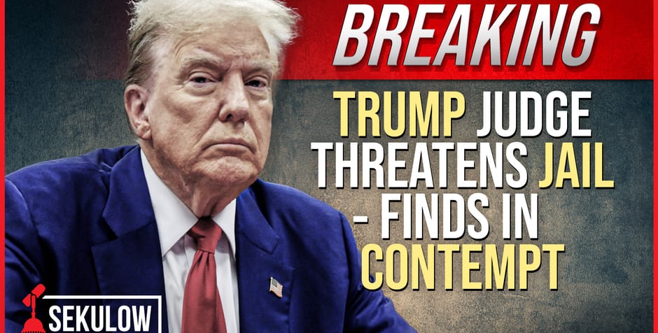BREAKING: Trump Judge Threatens Jail Finds in Contempt American