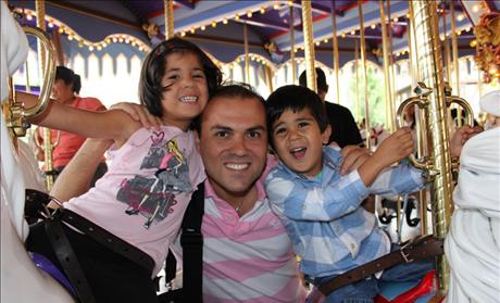 Saeed Abedini & family