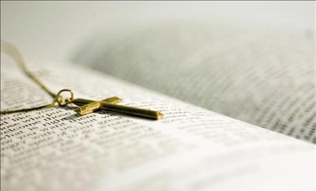 Cross Necklace & Bible