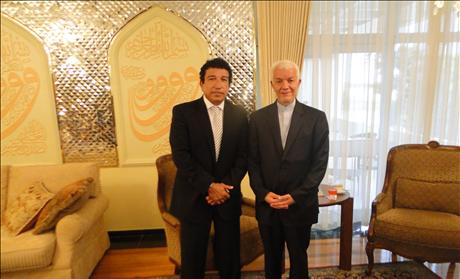 Senator Magno Malta with Iranian Ambassador