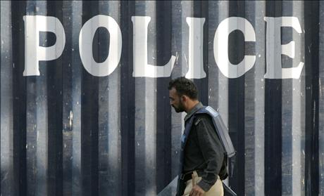 Policeman in Pakistan
