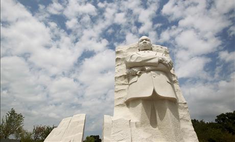 The Martin Luther King, Jr. National Memorial is seen in Washington