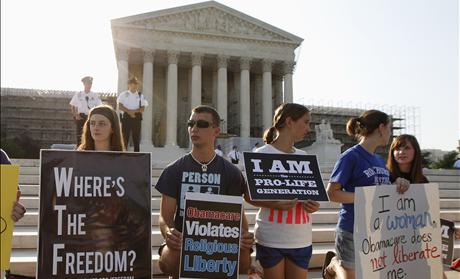 Pro-life Demonstrators at Supreme Court