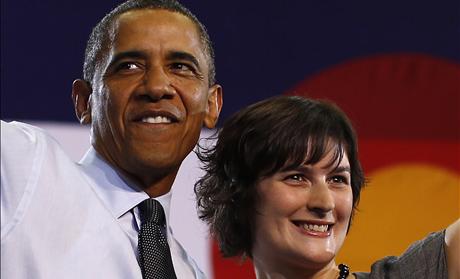 Barak Obama Sandra Fluke