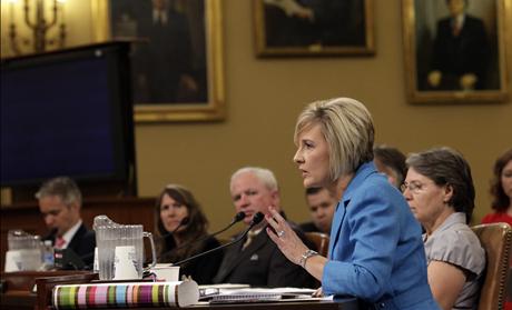 Becky Gerritson of the Wetumpka Tea Party testifies before the House Ways and Means Committee hearing on Organizations Targeted by IRS for Their Personal Beliefs on Capitol Hill in Washington June 4, 2013.