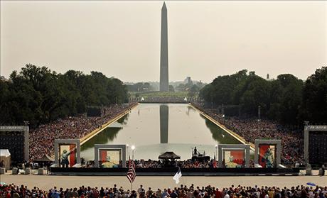 Tea party rally in Washington DC