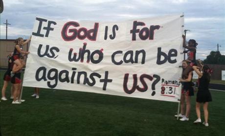 Texas cheerleaders bible verses 