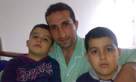 Pastor Youcef Nadarkhani and his two sons in Iran