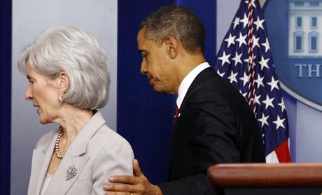 Obama & Secretary Sebelius