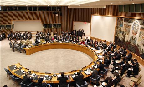 The United Nations Security Council meets on Libya at U.N. headquarters in New York