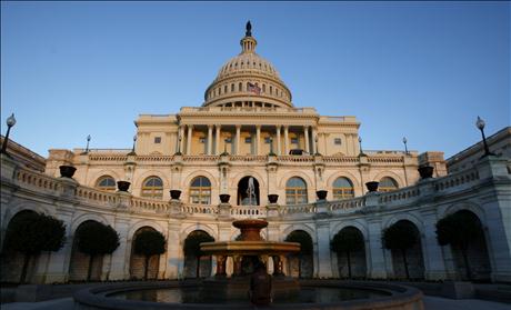 The U.S. Capitol is seen the day before mid-term elections in Washington