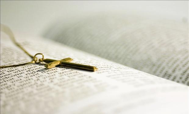 Cross Necklace & Bible