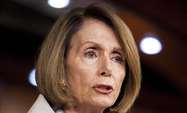 House Minority leader Nancy Pelosi (D-CA) speaks to the media on Capitol Hill in Washington