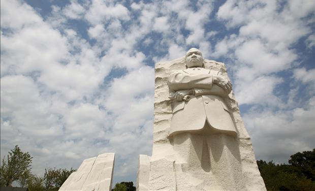 The Martin Luther King, Jr. National Memorial is seen in Washington