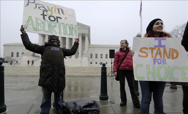 pro-abortion protesters urge prayer