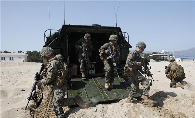 Marien corps Army exercise Korea