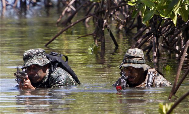 U.S. marine amphibious raid