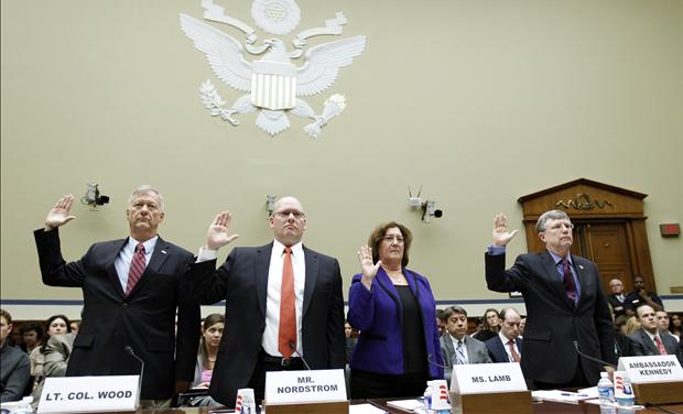 Testifying Capitol Hill Benghazi