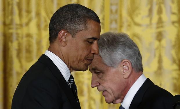 President Obama with Chuck Hagel