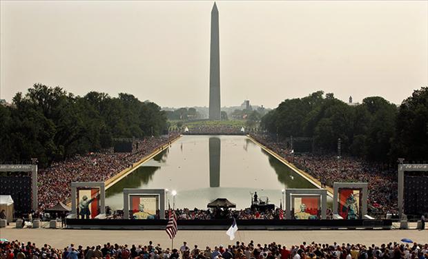 Tea party rally in Washington DC