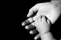 Newborn baby hand