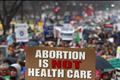 Anti-abortion demonstrators take part in the "March for Life" in Washington