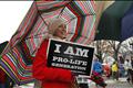 Anti-abortion demonstrators take part in the "March for Life" in Washington