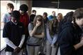 Students praying