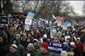 Protesters march for life on 35th anniversary of Roe vs Wade decision in Washington
