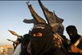 Palestinian militants of the popular resistant movement take part in a training drill in in Jabalya