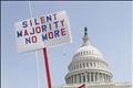 Opponents of the proposed U.S. health care bill are pictured during a rally outside the U.S. Capitol Building in Washington