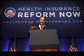 U.S. President Barack Obama speaks during a Democratic National Committee fundraiser at the Hammerstein Ballroom in New York City