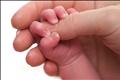 Newborn pro-life baby hand