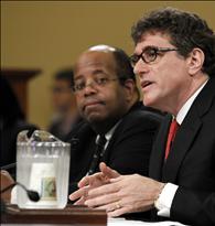 IRS Commissioner Steven Miller and Treasury Inspector General for Tax Administration J. Russell George 