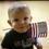 Baby Boy Carries US Flag