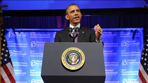Obama at a Planned Parenthood Event